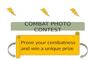 Combat photo contest