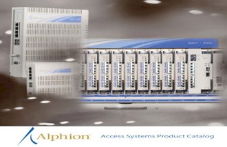 GPON Access Systems Product Catalog