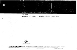 Racal-Dana 9901 Universal Counter-Timer Service Manual