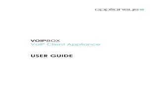 UserGuide VOIPbox Client