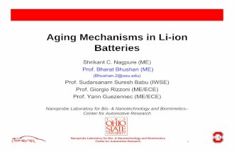 Aging Mechanisms in Li-Ion Battery