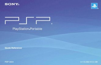 Www.playstation.com Manual PDF PSP-3004-4