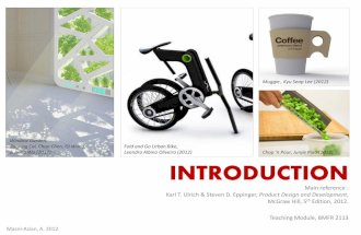 Product Design and Development Introduction