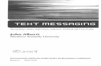 Alberti Text Messaging 2009 Excerpt