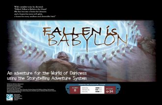 World of Darkness - SAS - Fallen is Babylon