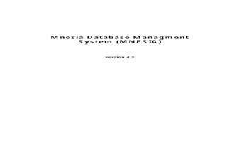 MNESIA Database Management System