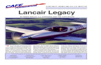 Lancair Legacy Kitplane