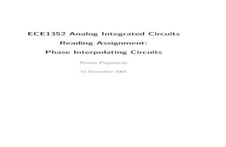 Phase Interpolating Circuits