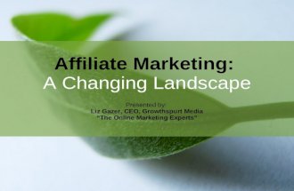 Affiliate Marketing: The Changing Landscape