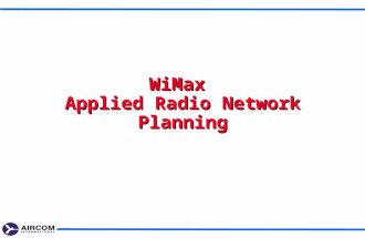 WiMax Applied Radio Network Planning