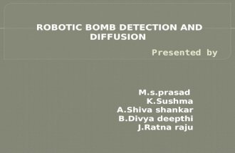 Robotic Bomb Detection Ppt