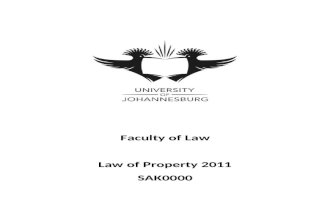 Law of Property Study Guide