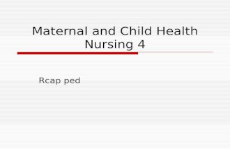 Maternal and Child Health Nursing 4