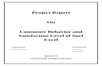 52819553 Consumer Behavior Project on Surf Excel