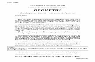 Geometry Exam112w