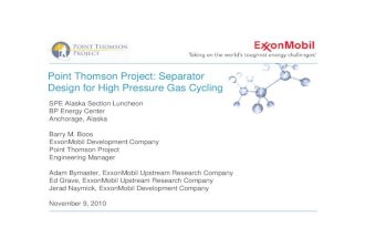 Point Thomson SPE Luncheon Present - Provided to SPE r1