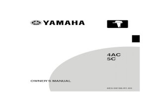 Yamaha 4AC 5C Manual