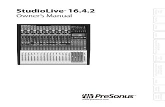 Presonus Studiolive16.4.2 Manual en 1