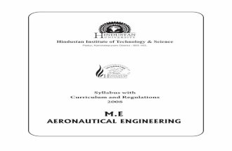 M. Tech. Aeronautical Engineering