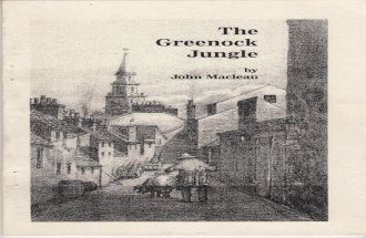 The Greenock Jungle - John Maclean