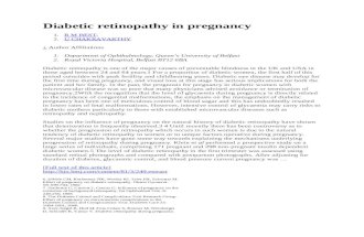 Diabetic Retinopathy in Pregnancy