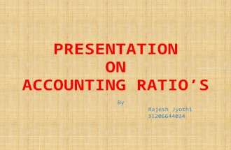 Accounting Ratio's