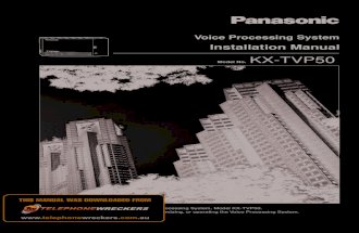 Panasonic+Tvp50+Installation+%26+Program+Manual