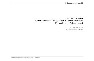 Honeywell UDC 3500 (Manual)