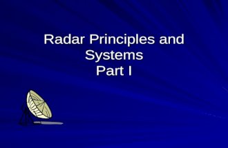 Lesson 03 - Radar Principles I
