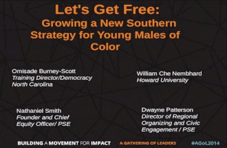 Let’s Get Free: Growing a NEW Southern Strategy for Young Males of Color