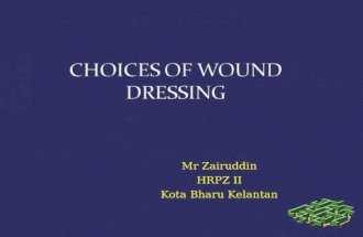 Choices of Wound Dressing