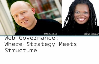 Web Governance: Where Strategy Meets Structure