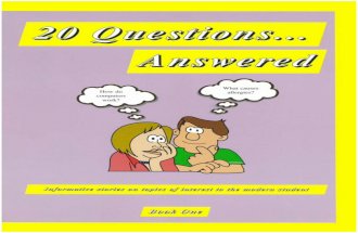 20 questions... answered book 1