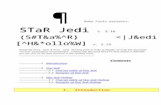 Star Jedi Font Guide Word97