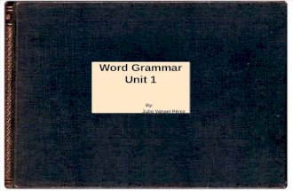 Word grammar