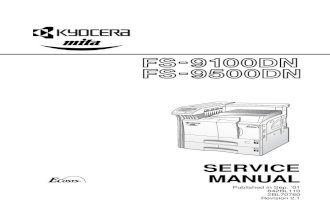 KYOCERA Fs-9100 Fs-9500 Service Manual
