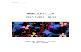 WCells, User Guide v1.0 - RFOPT