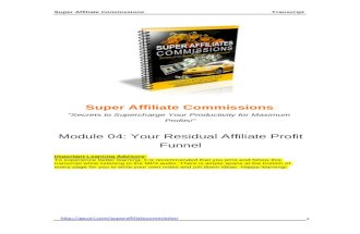 Super Affiliate Commissions - Module4