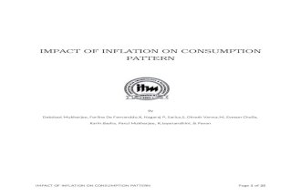 Impact of Inflation on Consumption Pattern Project