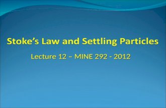 Stokes Law Presentation