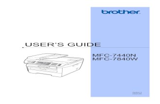 Brother MFC-7840W User's Guide