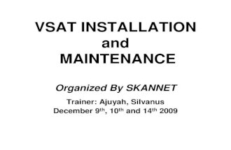 36687413 VSAT Installation and Maintenance Training Version 1