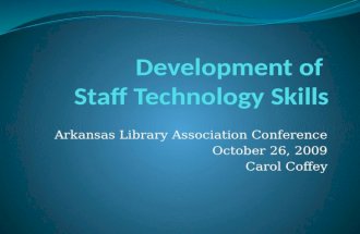 Development Of Staff Technology Skills
