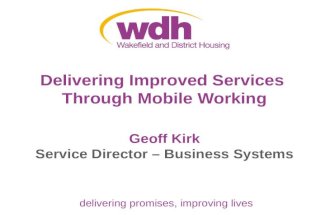 Delivering Improved Services in Social Housing Through Mobile Working