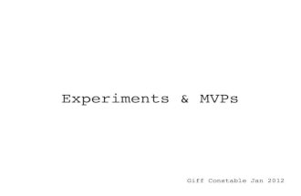 MVP/Experiments talk at SVA IxD program