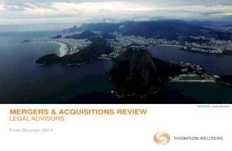 MERGERS & ACQUISITIONS REVIEW LEGAL ADVISORS - Thomson Reuters