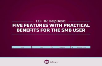 HR Case Management: Five Features with Practical Benefits for the SMB user