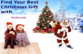 Find your best Christmas gift with Runka.com
