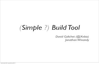 Simple Build Tool