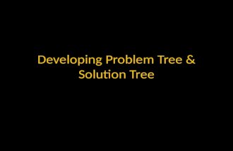 Developing a problem tree